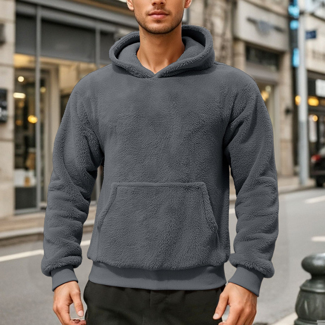 Herren bequemer Oversized Kapuzenpullover Aliams