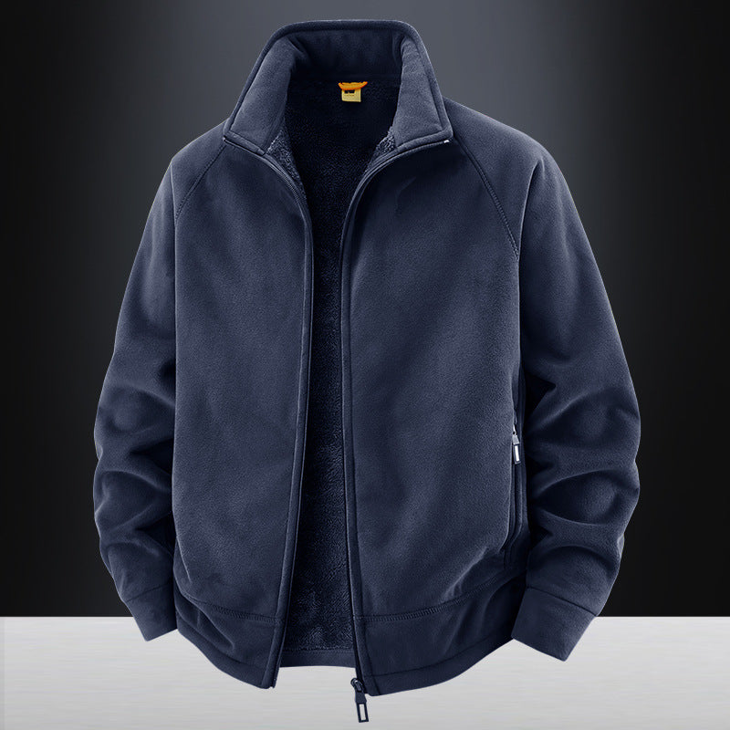 Herren Fleecejacke mit weichem Innenfutter und praktischem Reißverschluss Aliams