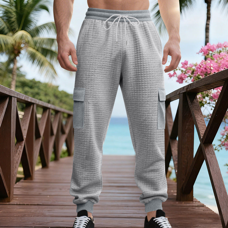 Herren Cargo-Jogginghose mit elastischem Bund und praktischen Seitentaschen Aliams