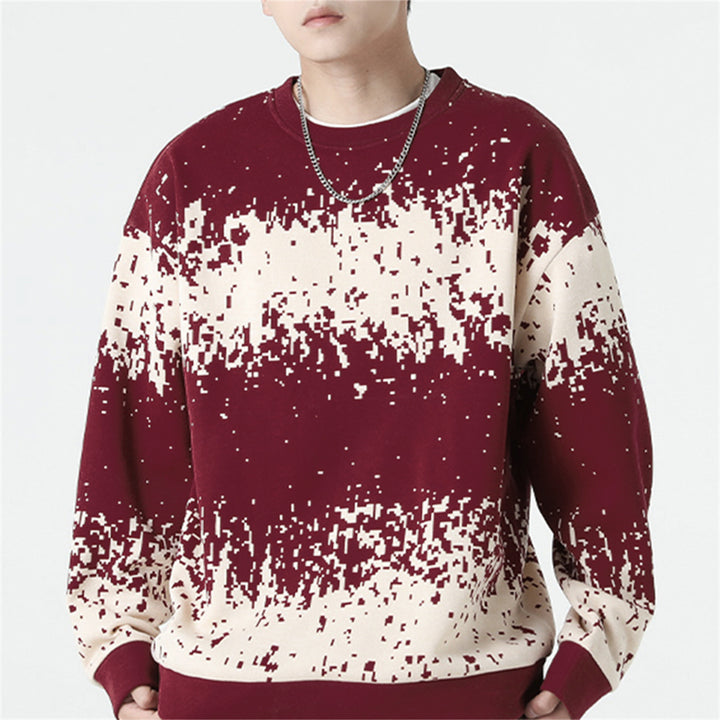 Herren Sweatshirt mit modernem Digitaldruck Aliams