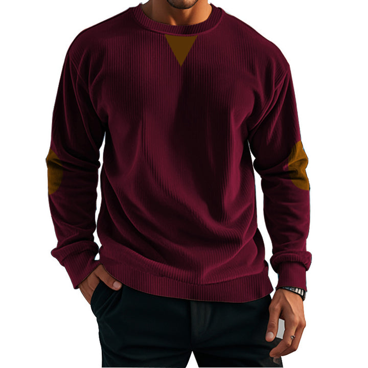 Herren eleganter Strickpullover mit modernen Akzenten Aliams