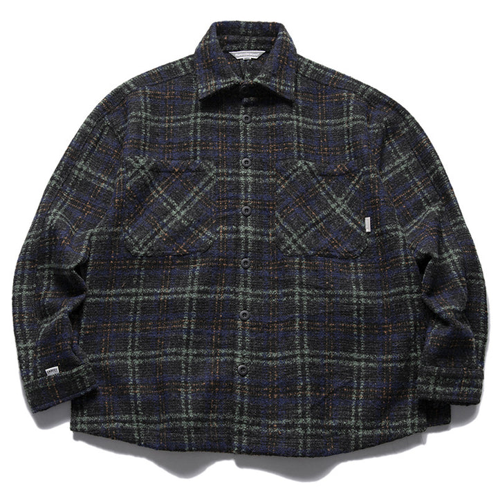 Herren Baumwoll-Flanellhemd mit praktischen Brusttaschen und modernem Karomuster Aliams