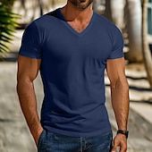 Herren V-Ausschnitt T-Shirt Aliams
