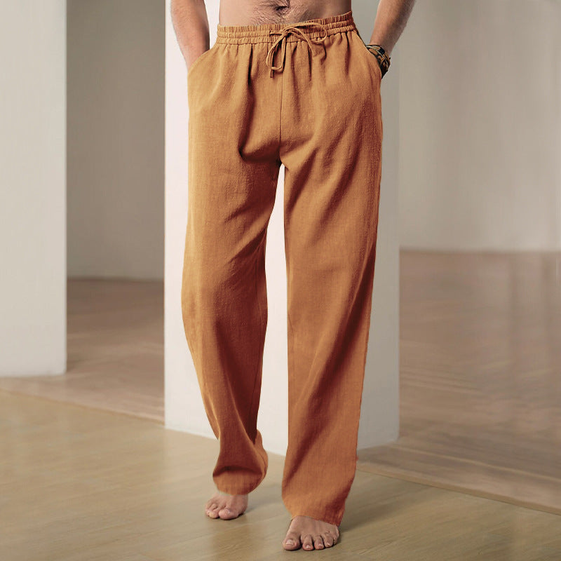 Herren Bequeme Sommerfreizeithose mit elastischem Bund Aliams