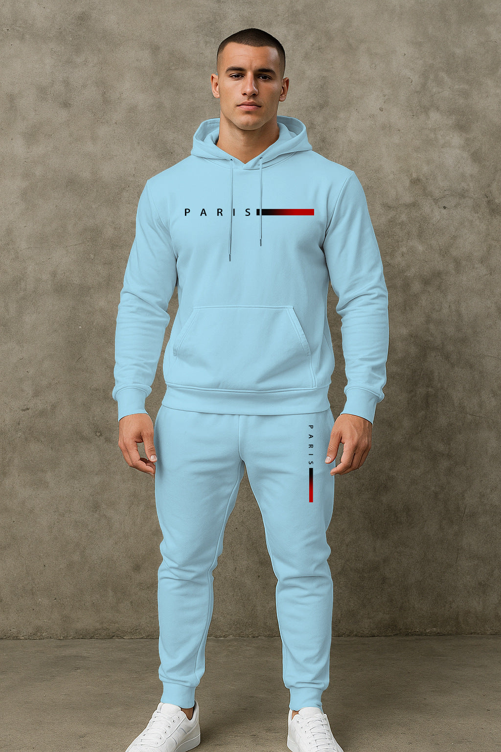 Herren sportlicher Hoodie und Jogginghose Set Aliams