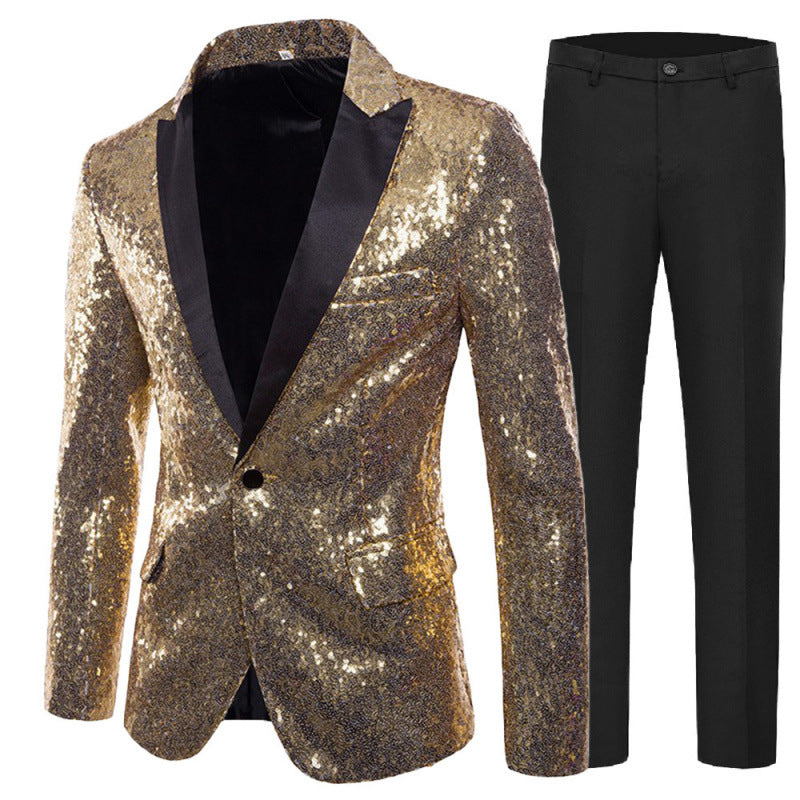 Herren Glitzer-Smokinganzug Aliams