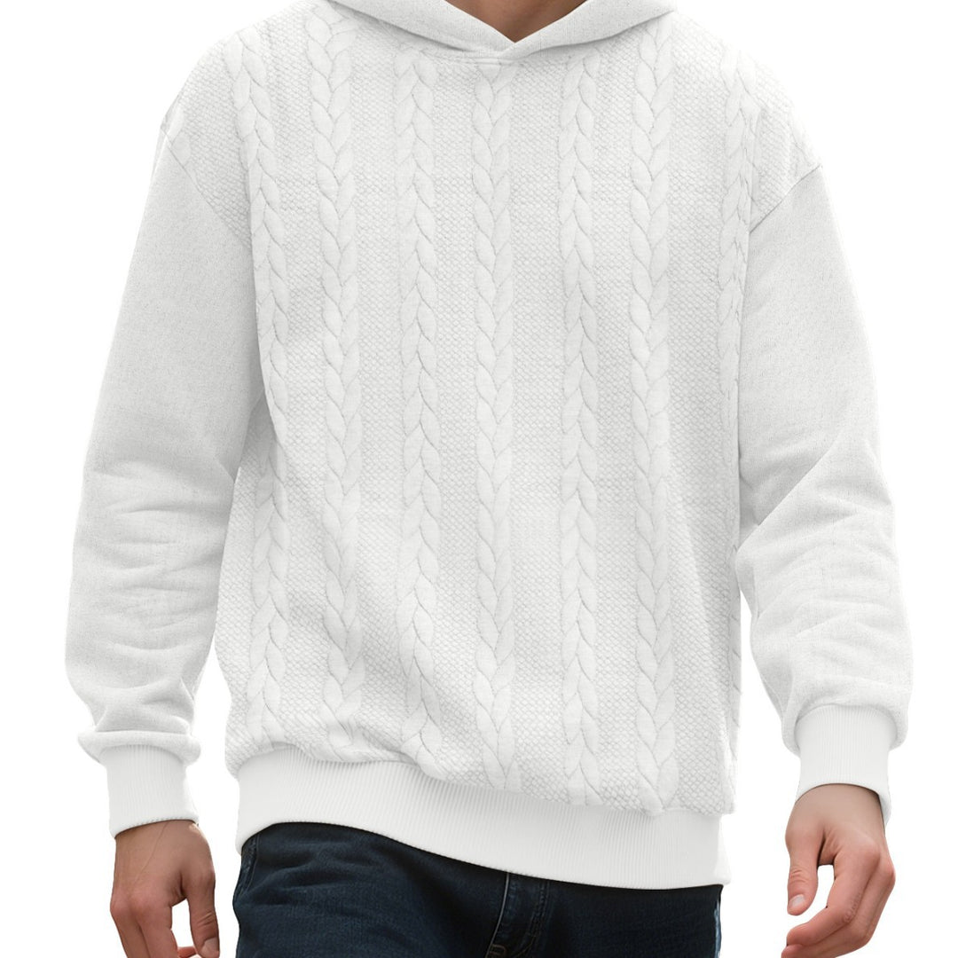 Herren Kapuzensweater mit innovativer Strickstruktur Aliams