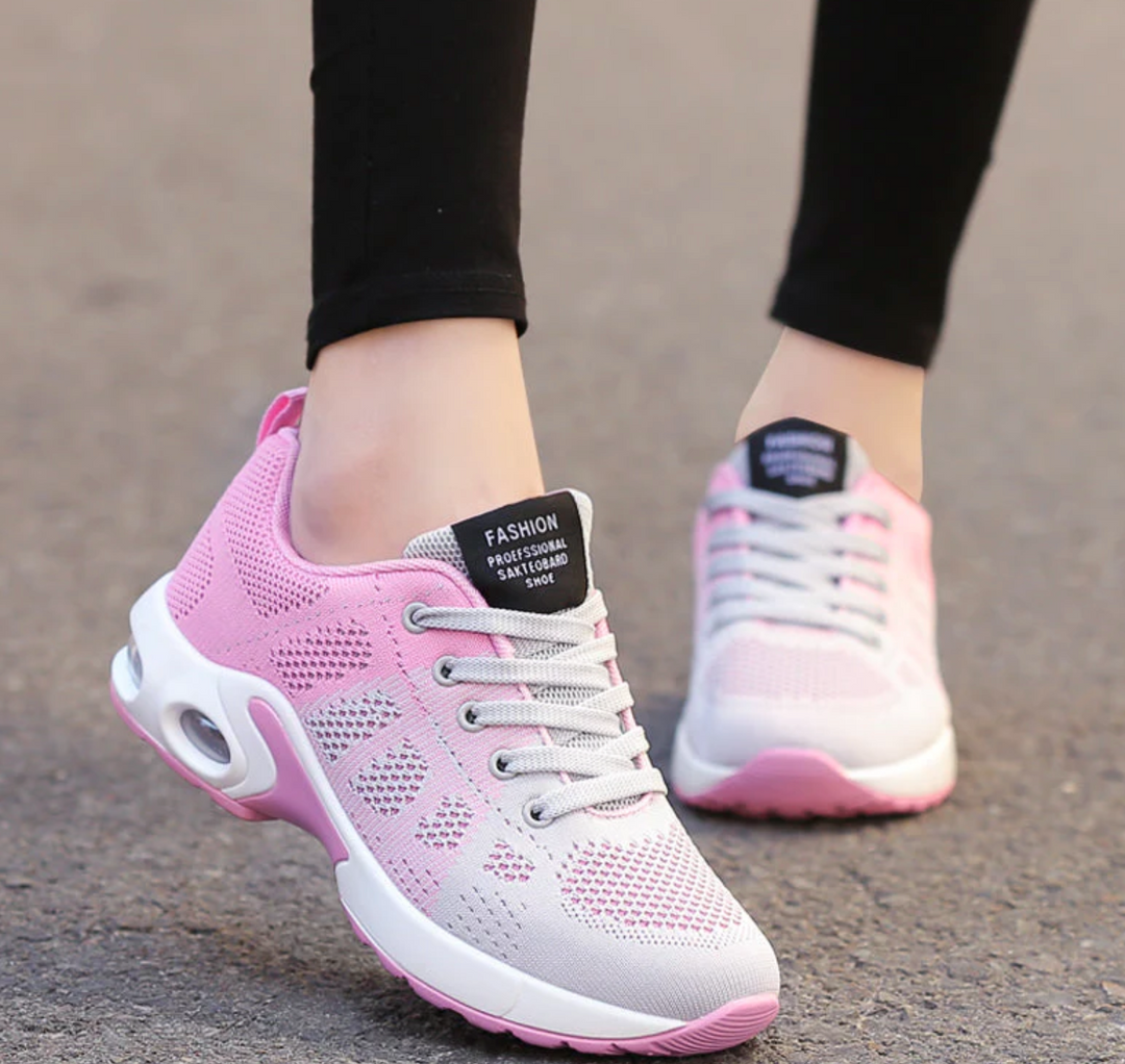 Rosa-Grau bequeme orthopädische schuhe