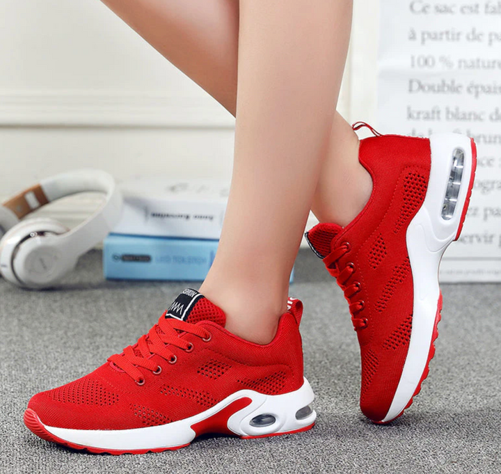 Rot bequeme orthopädische schuhe