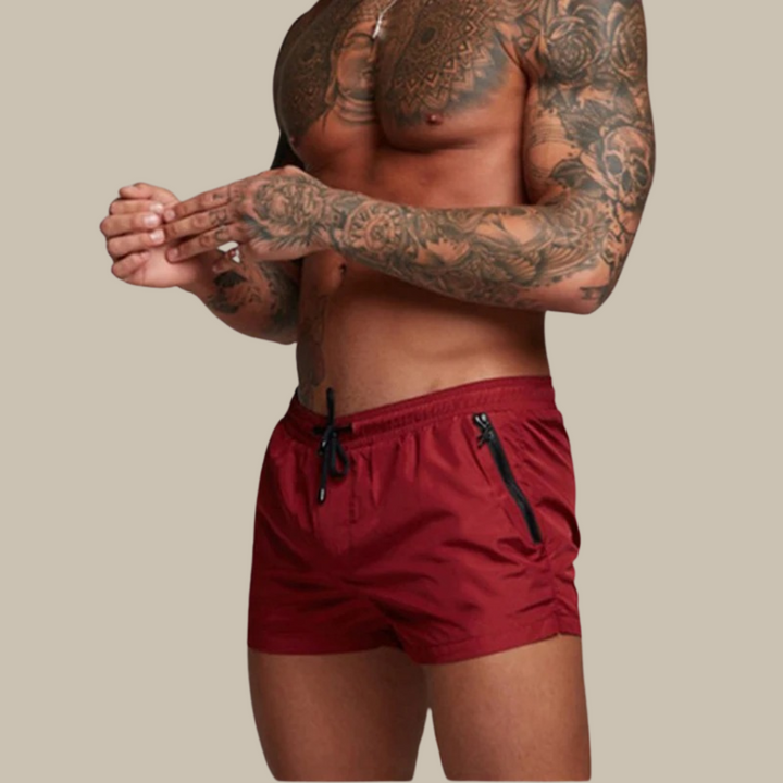 Aliams | Badeshorts Schnell Trocknende Kurze Shorts mit Stretch für Herren