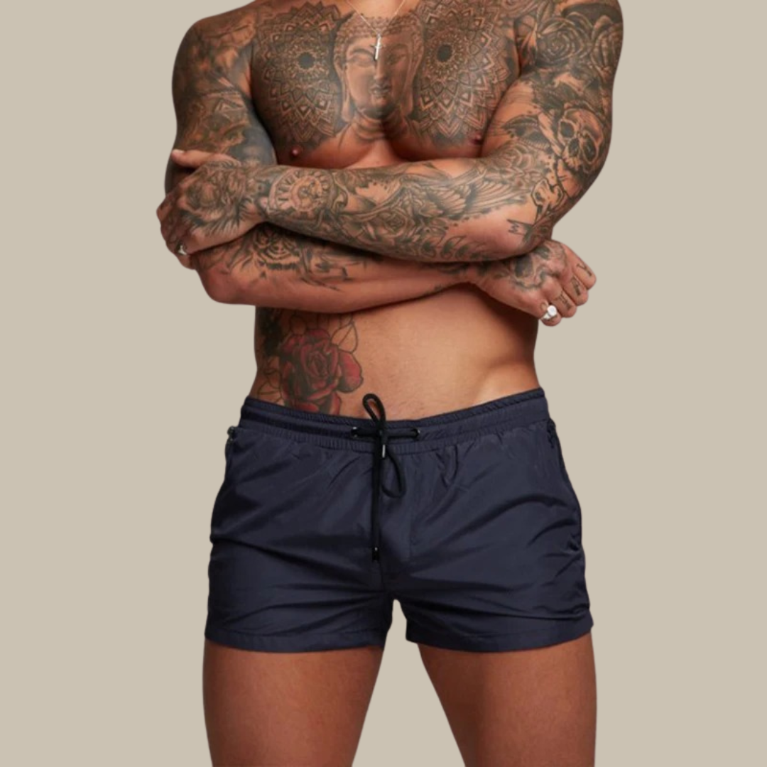 Aliams | Badeshorts Schnell Trocknende Kurze Shorts mit Stretch für Herren