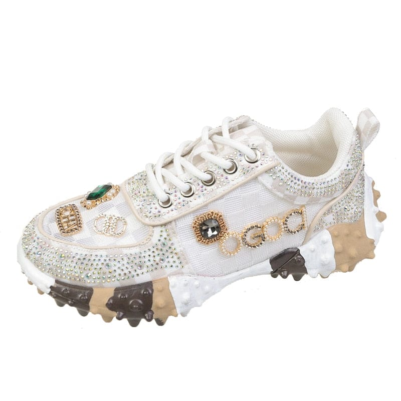 Aliams | Funkelnde Diamanten Schuhe
