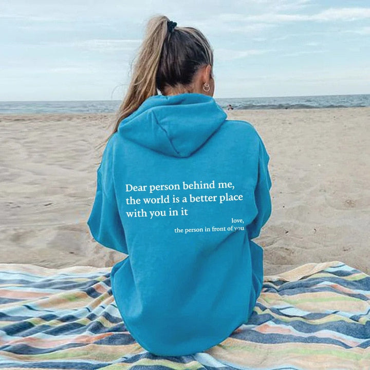 Aliams | Angel Liebe Person Hinter Mir Unisex Hoodie