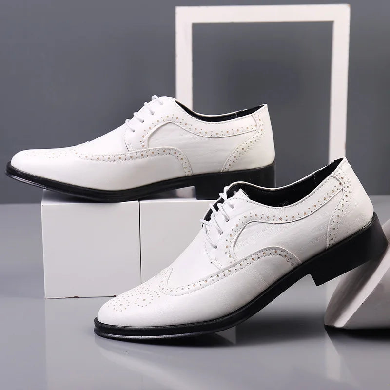 Aliams | Bequeme Oxford Herren Business Anzug Schuhe