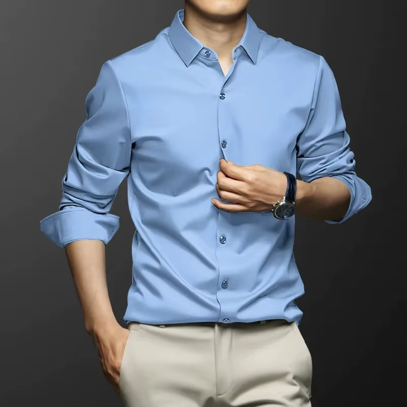 Herren Seidenhemd – Elegant, Vielseitig & Bequem