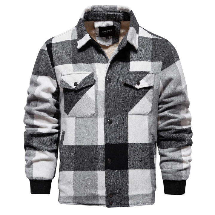 Karierte Jacke