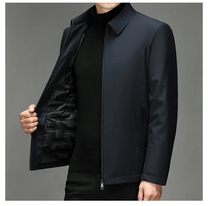 Luxuriöse Nanosilk-Daunenjacke