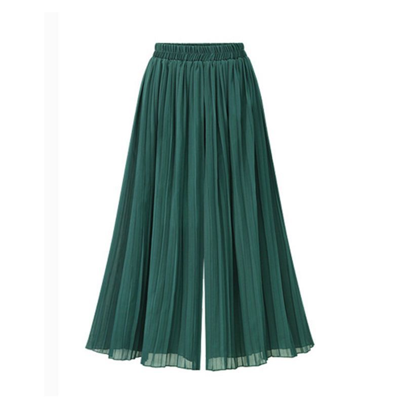 Aliams | Damenhose mit Weitem Bein und Mesh Detail