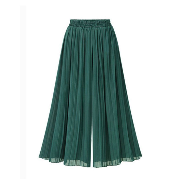 Aliams | Damenhose mit Weitem Bein und Mesh Detail