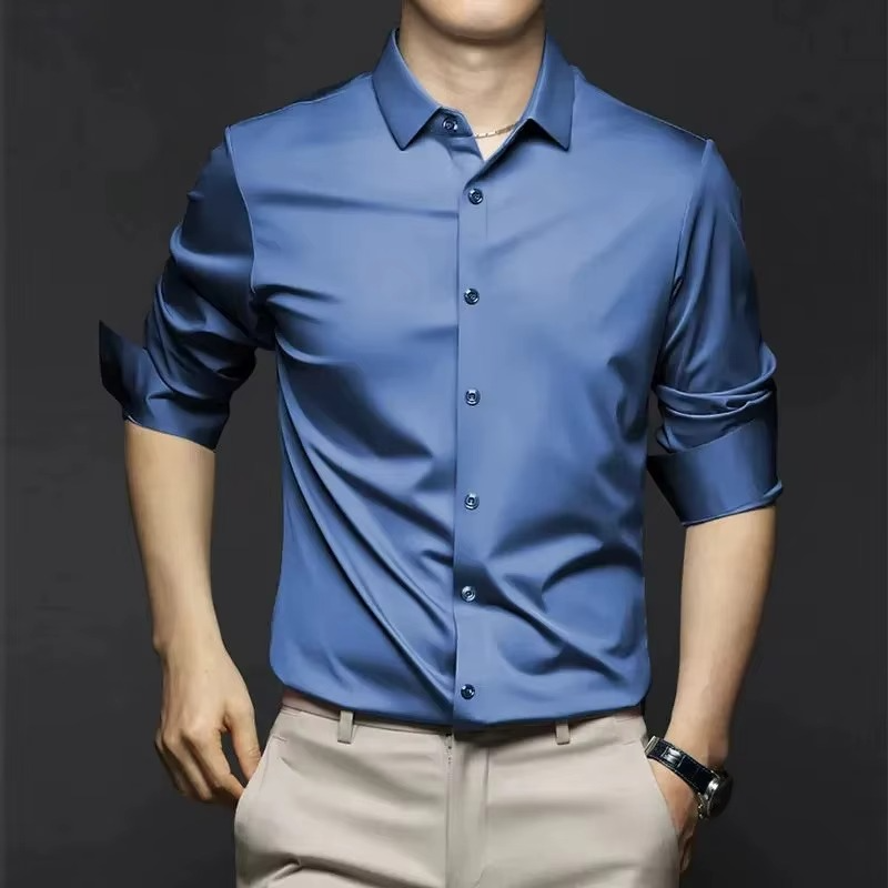 Herren Seidenhemd – Elegant, Vielseitig & Bequem