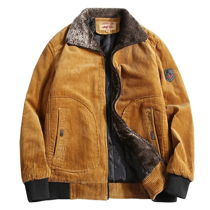 Stilvolle Winter-Cordjacke Für Männer