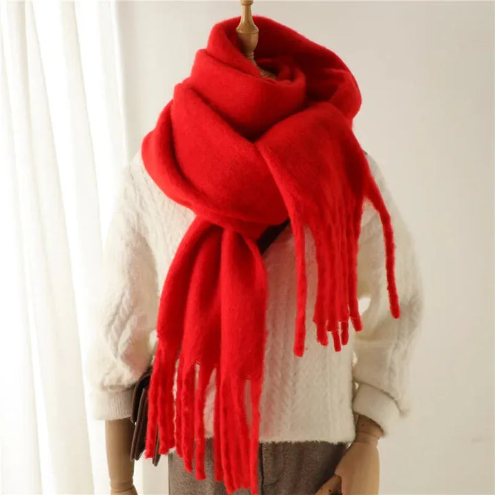 Warmer Schal für Damen im Winter
