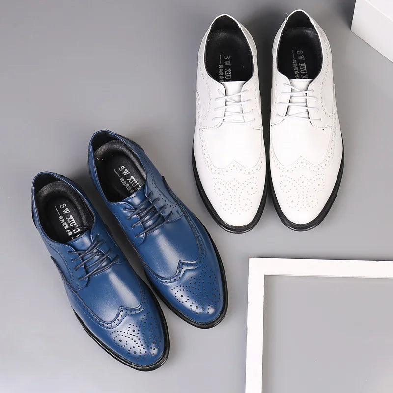 Aliams | Bequeme Oxford Herren Business Anzug Schuhe