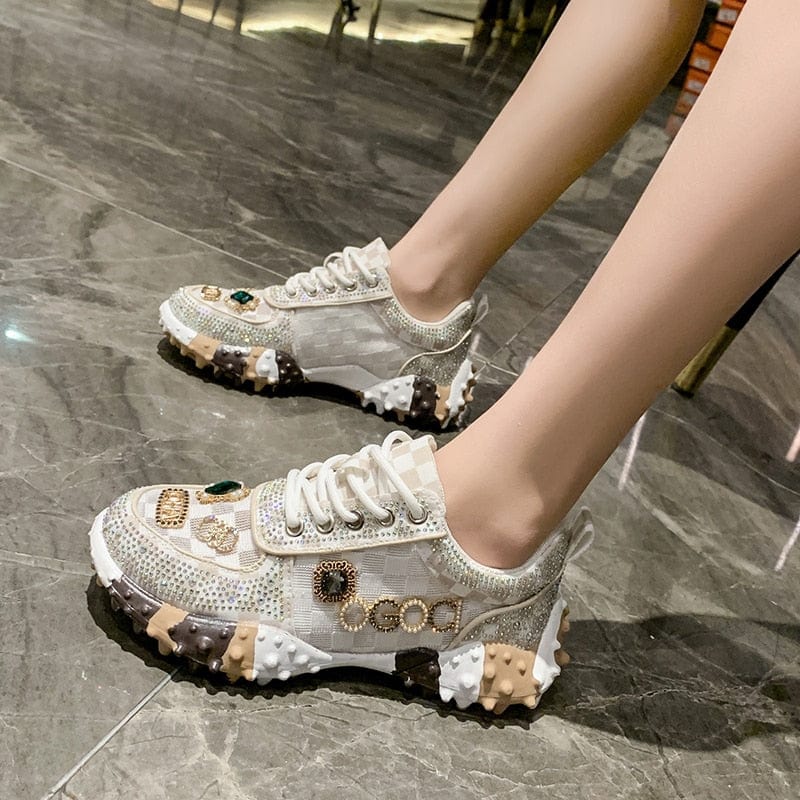 Aliams | Funkelnde Diamanten Schuhe