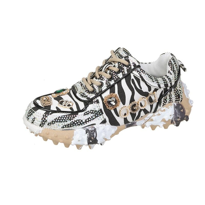 Aliams | Funkelnde Diamanten Schuhe