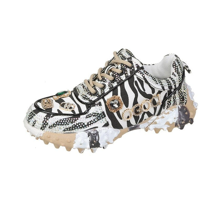 Aliams | Funkelnde Diamanten Schuhe