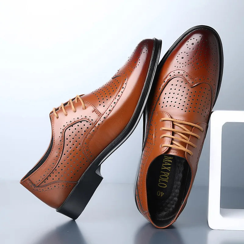 Aliams | Bequeme Oxford Herren Business Anzug Schuhe