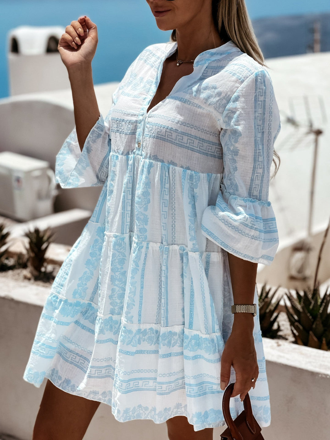 Aliams | Boho Tunika Kleid mit Schichten Millana