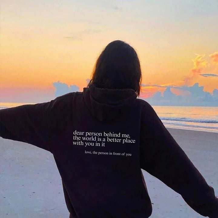 Aliams | Angel Liebe Person Hinter Mir Unisex Hoodie