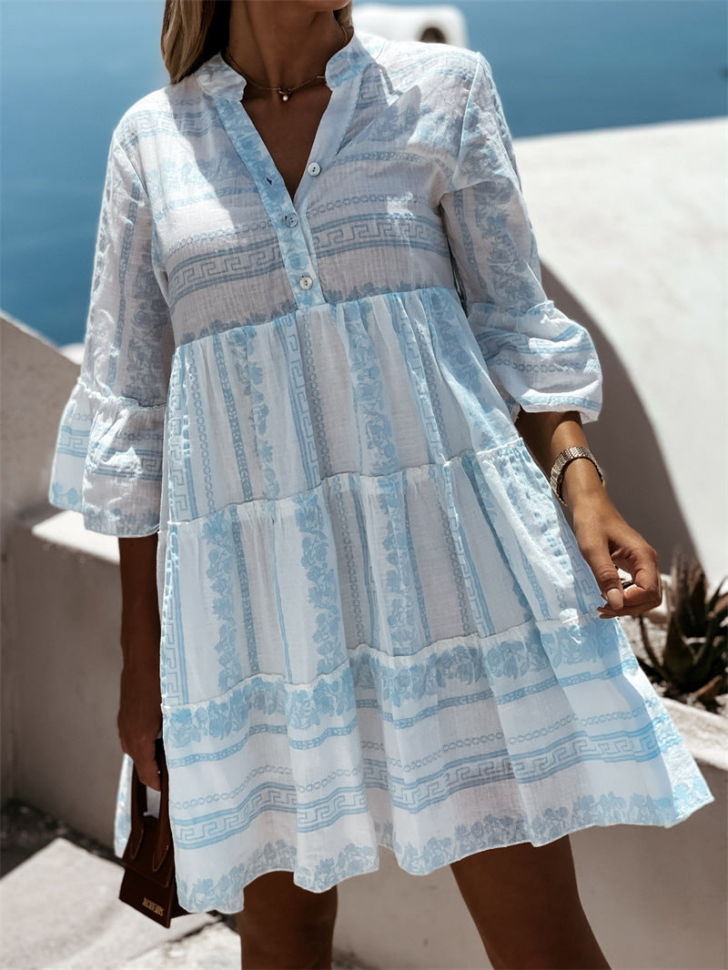 Aliams | Boho Tunika Kleid mit Schichten Millana