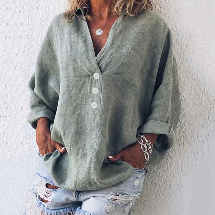 Aliams | Sommerbluse Aus Leinen