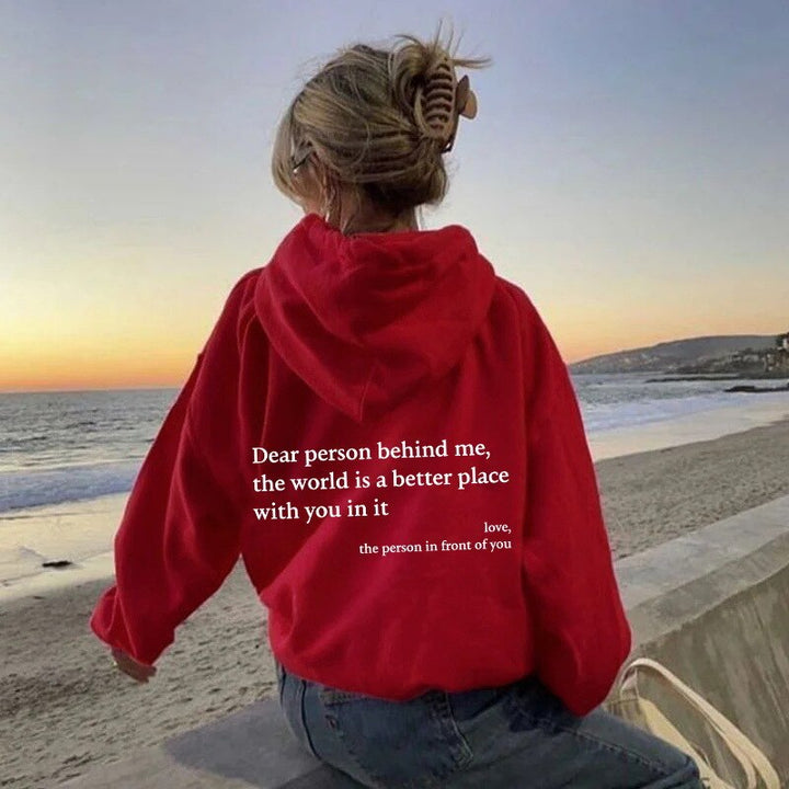 Aliams | Angel Liebe Person Hinter Mir Unisex Hoodie
