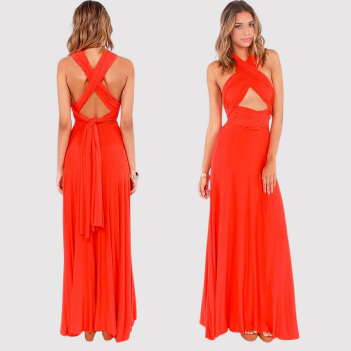 Aliams | Wandelbar Elegantes Kleid In Vielseitiger Wickeloptik