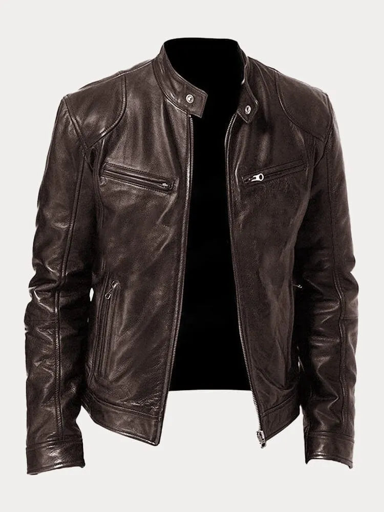 Aliams | Lässige Lederjacke