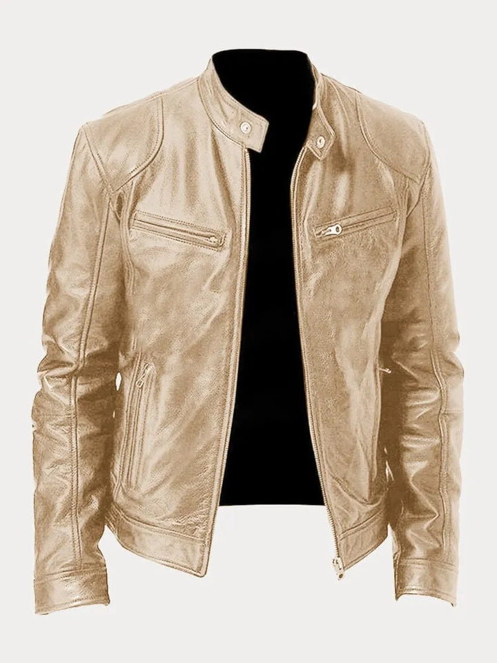 Aliams | Lässige Lederjacke