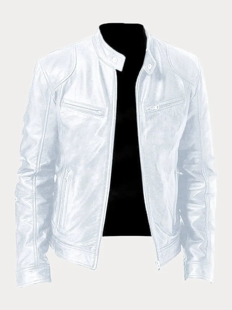 Aliams | Lässige Lederjacke