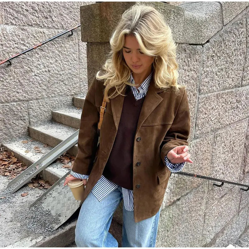 Aliams | Elegante Wildlederjacke