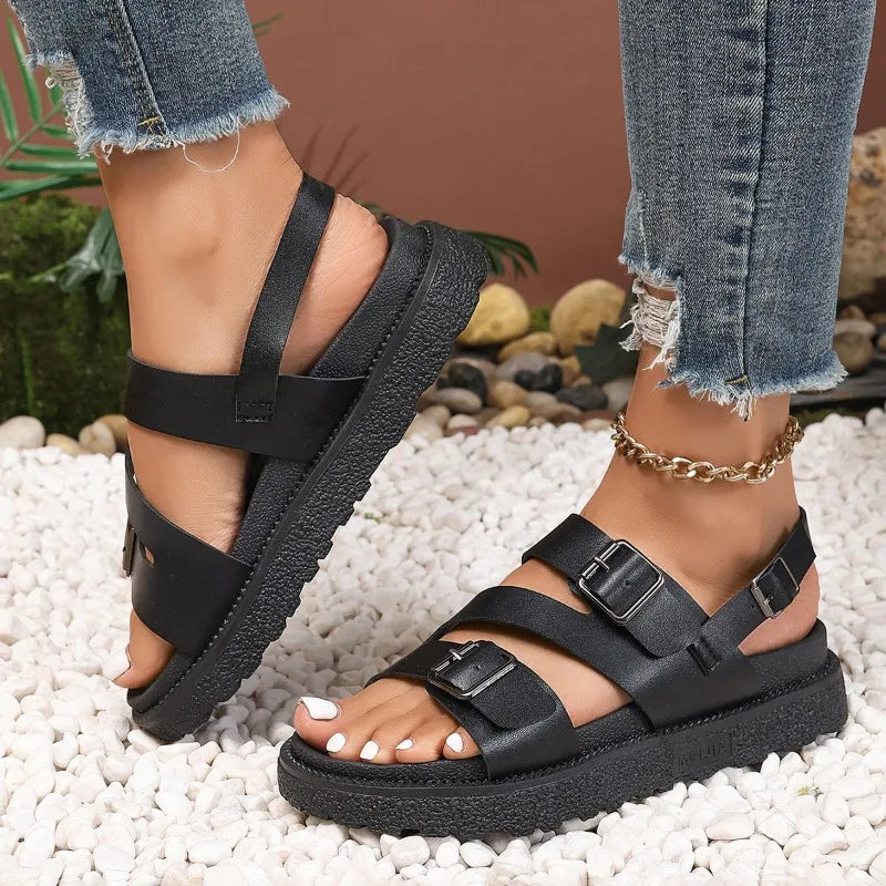 Aliams | Vegane Leder-Sandalen Bequem und Modisch
