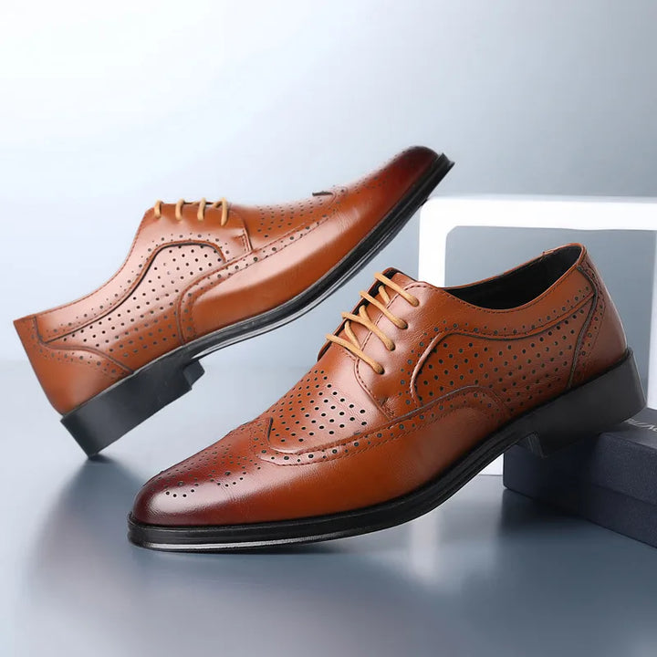 Aliams | Bequeme Oxford Herren Business Anzug Schuhe
