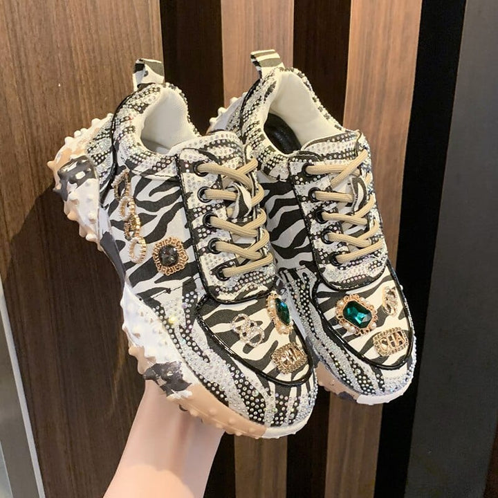 Aliams | Funkelnde Diamanten Schuhe