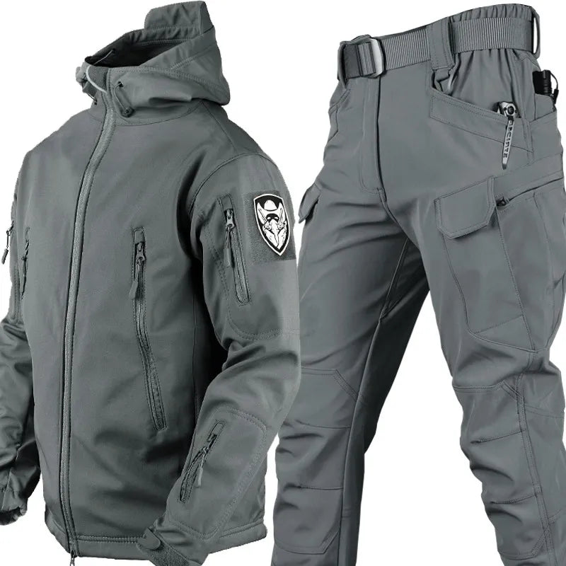 Aliams | Taktische Wind Und Wasserdichte Outdoor-Jacke Und Hose