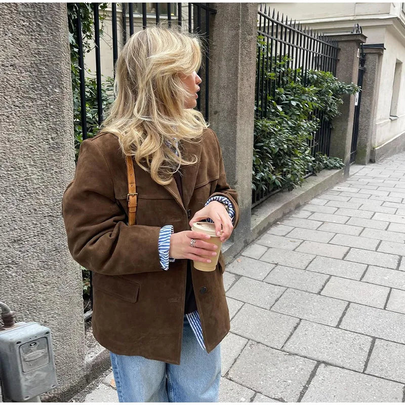 Aliams | Elegante Wildlederjacke