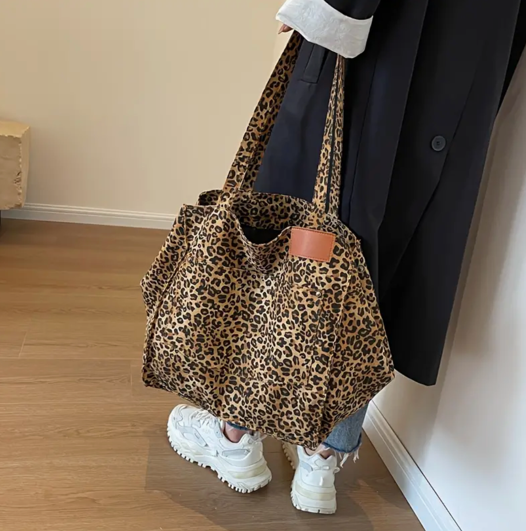Trendy Leopardentasche