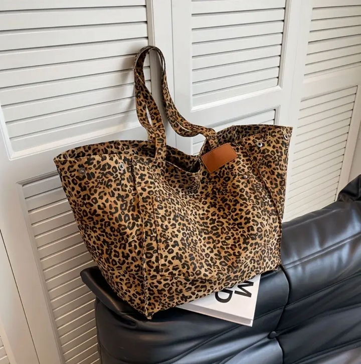 Trendy Leopardentasche