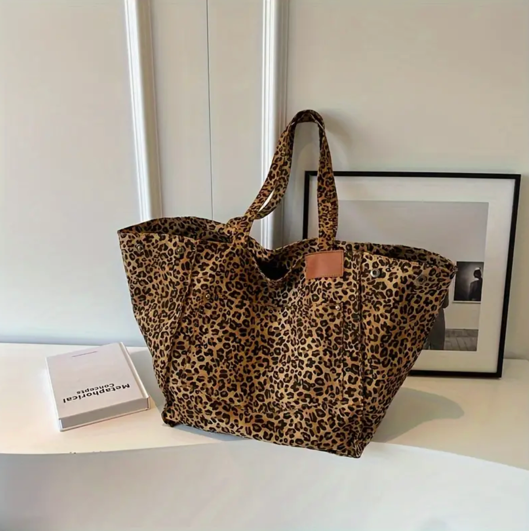 Trendy Leopardentasche