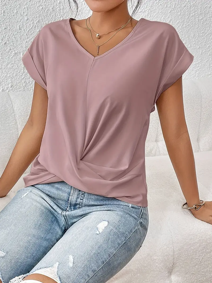 Das Perfekte V-Ausschnitt-Top Für Frauen